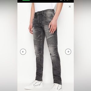 New A|X Mens Skinny Biker Jeans